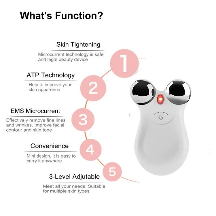 Pocket-sized Microcurrent Kit for Face and Eyes